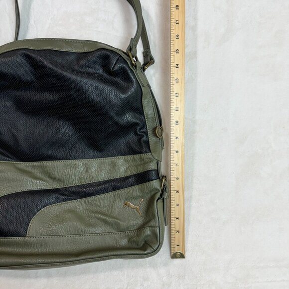 Puma Green Leather Laptop/Shoulder Bag - Fashion Accessory - Picture 11 of 16